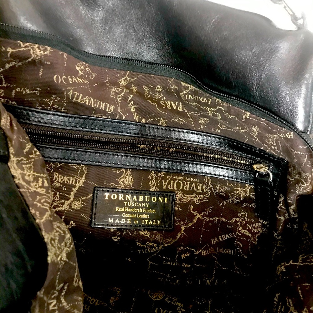 TORNABUONI Italian Leather Crossbody Bag